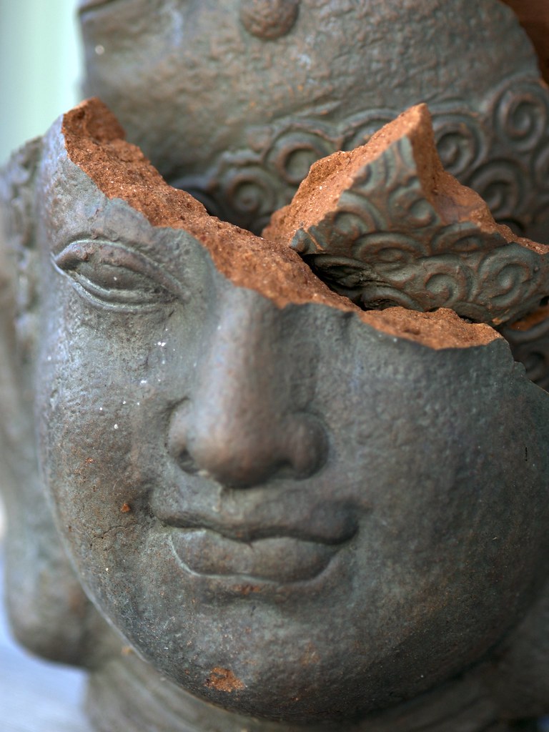broken buddha