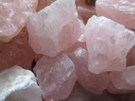 rose quartz, crystals, gem